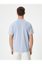 Cotton Short Sleeve Slogan Printed Crew Neck T-Shirt - 4