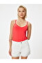 Basic Thin Strap Tank Top Slim Fit - 3
