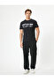 Crew Neck Slogan Printed Short Sleeve T-Shirt - 2