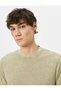 Washable T-Shirt with Slogan Embroidery, Crew Neck, Short Sleeve, Cotton