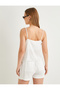 Thin Strap Short Blouse Textured - 4