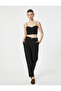Strappy Crop Top Heart Neckline Cotton Slim Fit