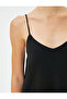 Thin Strap Long Tank Top Aerobin Fabric - 5