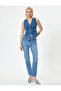 Straight Leg Slim Fit Jeans with Pockets - Eve Slim Straight Jeans