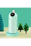 Steel Thermos Double Layer with Digital Display, Blue, 18X7,