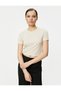 Crop T-shirt Short Sleeve Crew Neck Modal Blended - 2