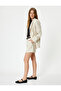 Women's Cream Shorts - 4sak40114pw - 2