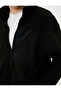 Plush Jacket with Zipper Pocket Detail Stand Collar - 5