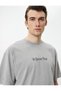 Washable T-Shirt Slogan Embroidered Crew Neck Short Sleeve