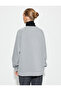 Crew Neck Sweatshirt Printed Ribbed - 4