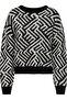 Onltara Life Ls Jq O-Neck Knt Black 15331340 - 4