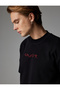 Oversize T-Shirt Slogan Printed Crew Neck Short Sleeve - 2