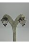Serenay Rosette Model Steel Earrings Silver