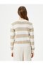 V-Neck Sweater Knitwear Long Sleeve - 4