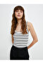 Ribbed Undershirt U-Neck Thick Strap - 2