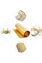 Gold Brass Sheet Roll Metal Foil Plate 0.1mm Brass Metal Thin Sheet for DIY Cutting Crafts Making... - 2