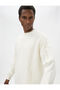 Crew Neck Sweat with Comfortable Cut Zipper Pocket Stitching Detail