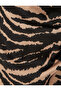 Mini Satin Dress Leopard Pattern Long Sleeve - 6