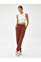Tie Waist Jogger Sweatpants with Pocket