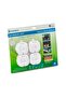 4-Piece Motion-Activated Rotatable LED Sensor Light