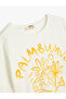 Tropical Printed Short Sleeve Crew Neck Cotton T-Shirt - 3