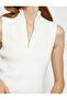 Zippered Knitwear Undershirt - 5