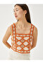 Crochet Bustier Square Neck Strap - 2