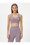 Sports Bra Seamless U-Neck Ribbed Slim Fit - 3