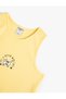 Tank Top Sleeveless Printed Ribbed Cat Printed Cotton - 3
