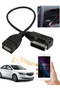 كابل USB AUX للموسيقى MDI MMI AMI إلى واجهة USB أنثى، محول صوت AUX، سلك بيانات لسيارات فولكس فاجن - 8