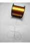 350 Meters Dark Gold Yellow Color 0.3 mm Thin Rosary Thread - 7