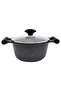 Essentials Granite 6  Piece  NonStick Cookware - Black - 5