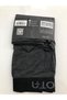 Men's Combed Cotton Boxer 4-Pack 4 Colors (Black-Gray-Smoked-Anthracite) - 7