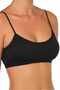 Women's Thin Strap Padded Bustier Half Tank Top Bra Set of 3 - 7