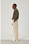Men's Trousers Loose Fit Cream Linen Loose Fit - 6