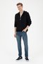 Men's Navy Blue Knitwear Cardigan 50271075 -Vr033 - 4