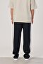 Men's Sweatpants Edition Labelled Navy Blue Oversize Loose Fit - 5