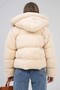 Women's Hooded Lined Plush Coat - 8