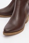 Jayer Brown Floater Genuine Leather Women's Heeled Boots - 3