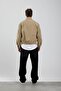 Men's Gabardine Seasonal Buttoned Green Loose Fit Jacket - 5