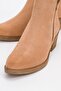 Jayer Dark Beige Suede Genuine Leather Women's Heeled Boots - 3