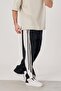 Men's Sweatpants Edition Labelled Navy Blue Oversize Loose Fit - 3