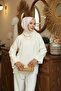 Women's Winter Split Detailed Trousers Knitwear Set - 2