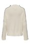 Onlqueenie Ls Contrast High Neck Prm Knt Sleeves Knitted Detail Low Sleeve Turtleneck Sweater - 7