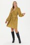 Women's Neon Yellow Woven Dress 50271175-Vr168