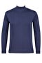Men's Half Turtleneck Knitwear Parliament Sweater Patterned Steel Knit Classic Fit - 2
