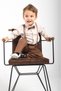 Baby&Child Salopet Suit Trousers Linen Shirt Bow Tie - 8