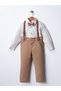 Baby&Child Salopet Suit Trousers Linen Shirt Bow Tie - 2