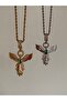 Steel Twist Chain Phoenix Necklace - 5