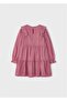 Girl's Long Sleeve Chiffon Dress - 3